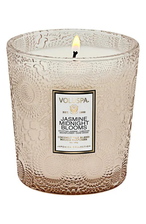 Voluspa Jasmine Midnight Blooms Classic Candle at Nordstrom, Size One Size Oz | Nordstrom