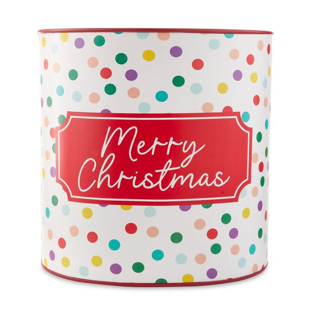 Holiday Time Merry Christmas Bucket, 10" | Walmart (US)