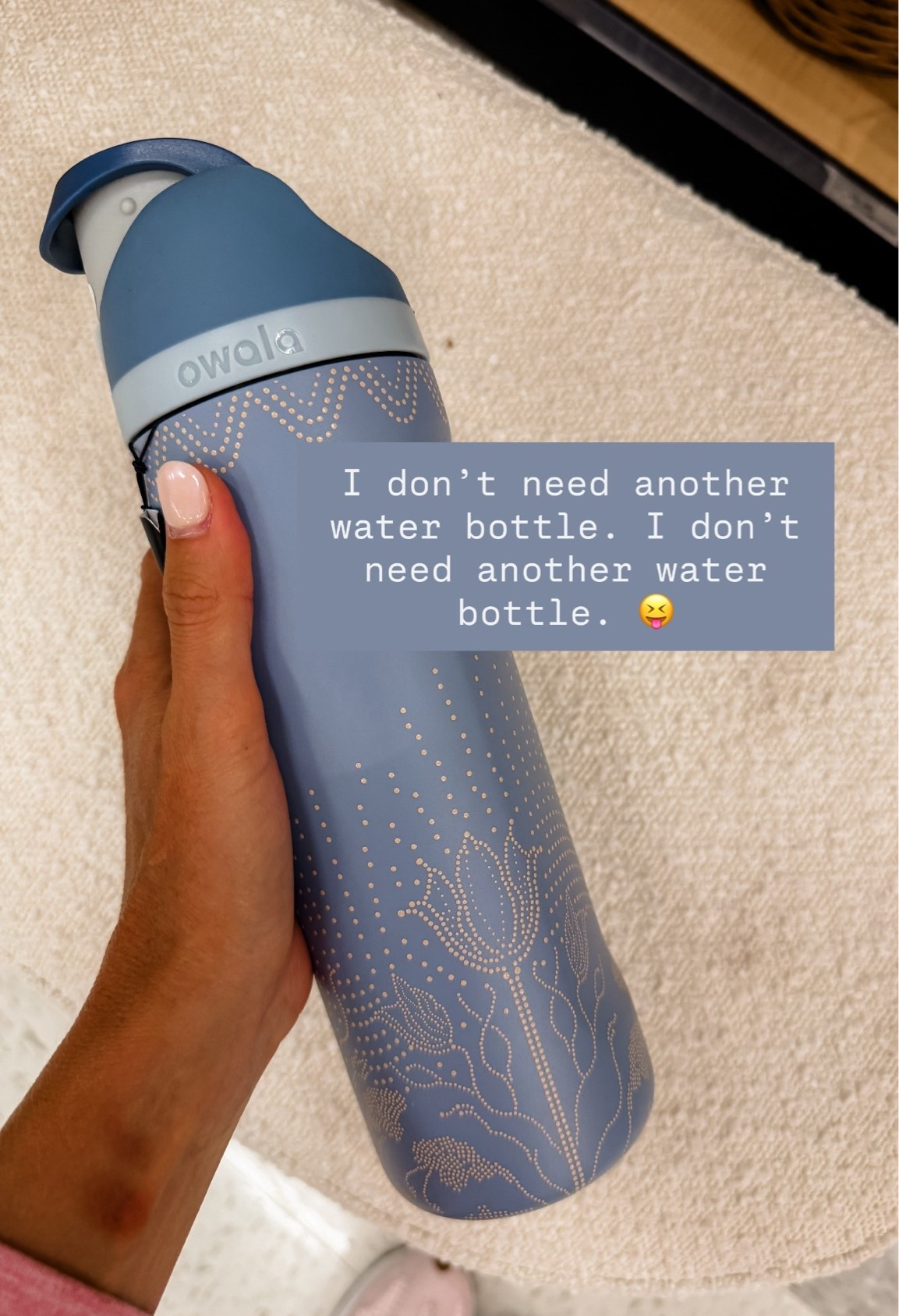 Loving this new Owala pattern 😍

Loverly Grey, Owala, water bottle, Target find