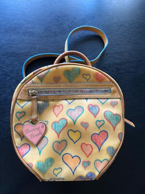 Dooney & Bourke Rainbow Heart Leather Backpack  bag  | eBay | eBay US