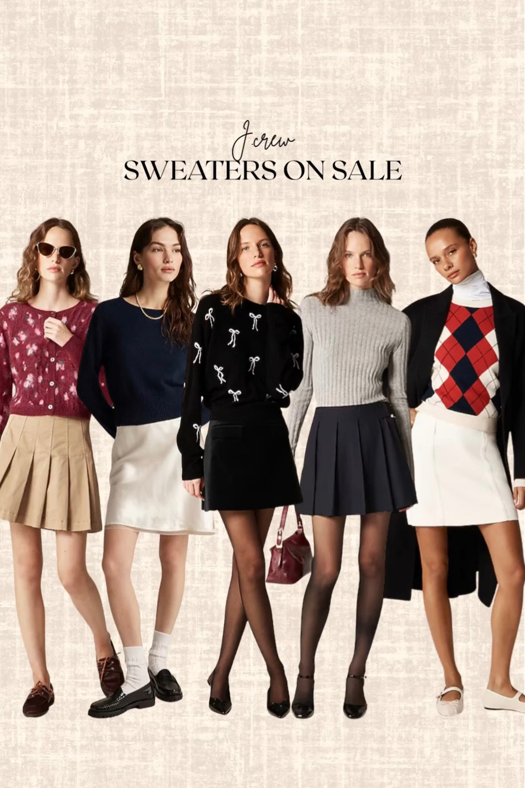 J.Crew Cashmere Sweaters on sale! 

Sweaters, skirts

#LTKSeasonal #LTKHoliday #LTKootd