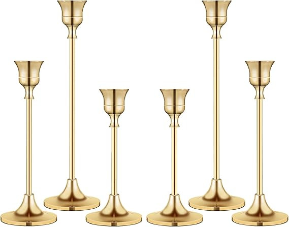 Candlestick Holders Taper Candle Holder for Candlesticks Vintage Modern Decorative Candle Stick L... | Amazon (US)