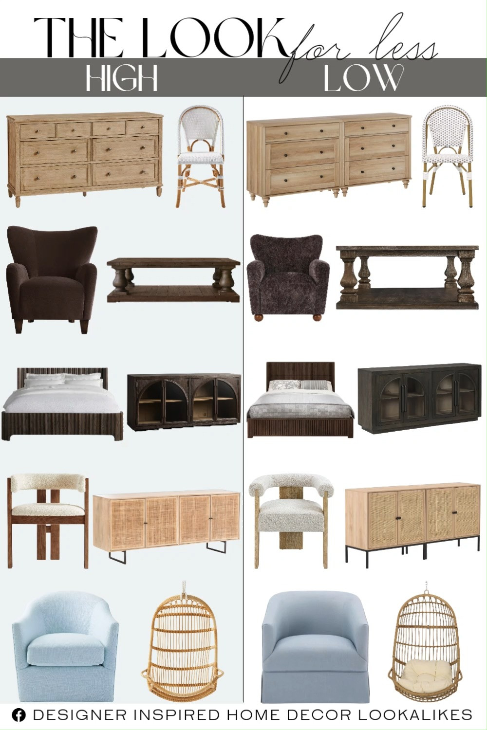 10 High/Low Designer Furniture Dupes from Amazon. Amazon Designer Furniture Dupes. Affordable Designer Furniture Amazon. Luxury Furniture Dupes on Amazon. Budget-Friendly Furniture Lookalikes. Get the Look for Less: Amazon Furniture Edition. 

Home more affordable option find copy cat similar look for less budget friendly affordable cheap cheaper beautiful pretty. Clearance sale coupon code discount code promo code luxury lookalike look a like Inspo inspiration inspired by idea ideas Love like these? I share multiple every day in my FB group.
#10highlow #amazondupes #designerdupes #lookforless #furniturefinds #affodableluxury #homeinspo #savevssplurge 

 

#LTKHome