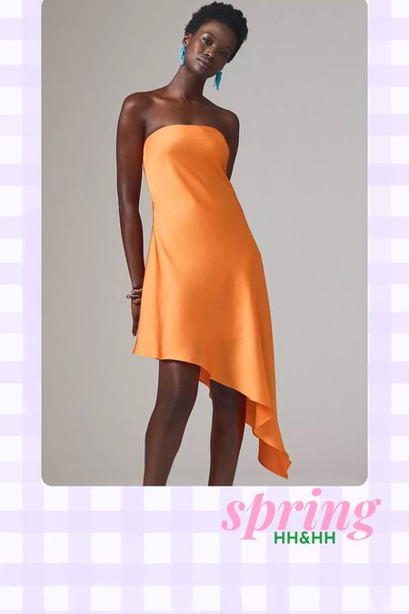 Silky orange slip dress—great for spring wedding

#LTKSeasonal #LTKFind #LTKwedding