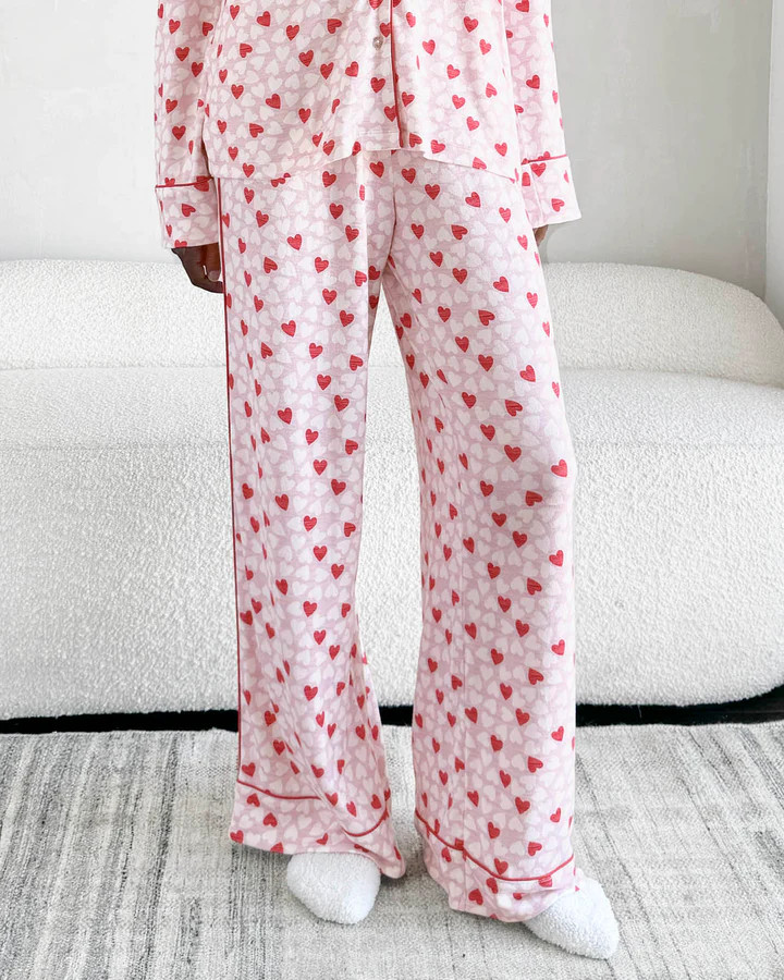 Candy Heart Flora Pillow Soft PJ Set | Splendid