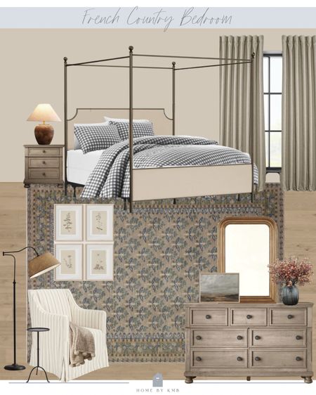 French country bedroom decor mood board 

#LTKhome