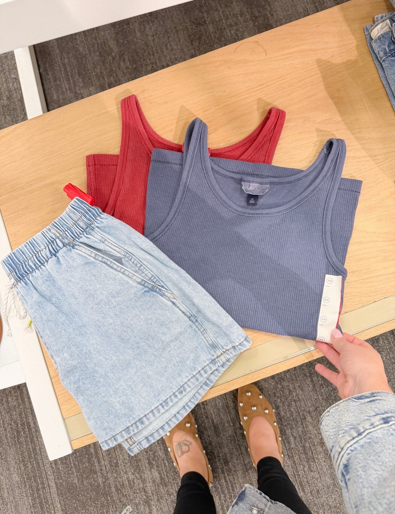 Red, white, and blue but make it casual! ❤️🤍💙 These tank tops are such good staples! 

#Target #TargetFinds #TargetStyle #SummerBasics #LTKstyle #TargetHaul

#LTKgrwm #LTKootd #LTKmomlife