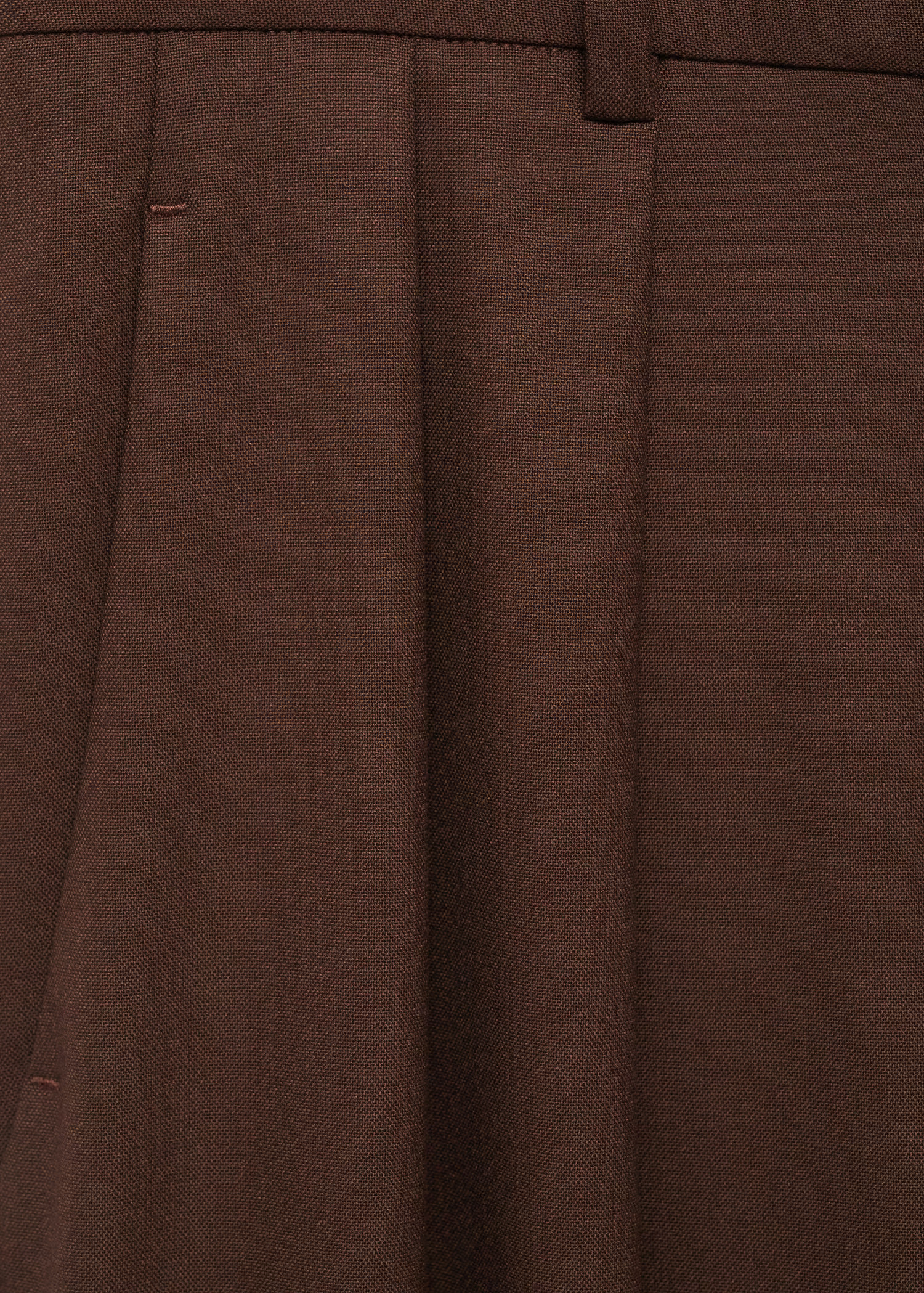 Wideleg pleated trousers | MANGO (UK)