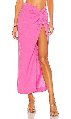 Natalie Rolt Kaia Skirt in Pink from Revolve.com | Revolve Clothing (Global)