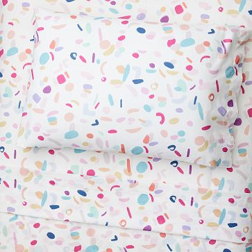 Dancing Shapes Sheet Set | West Elm (US)