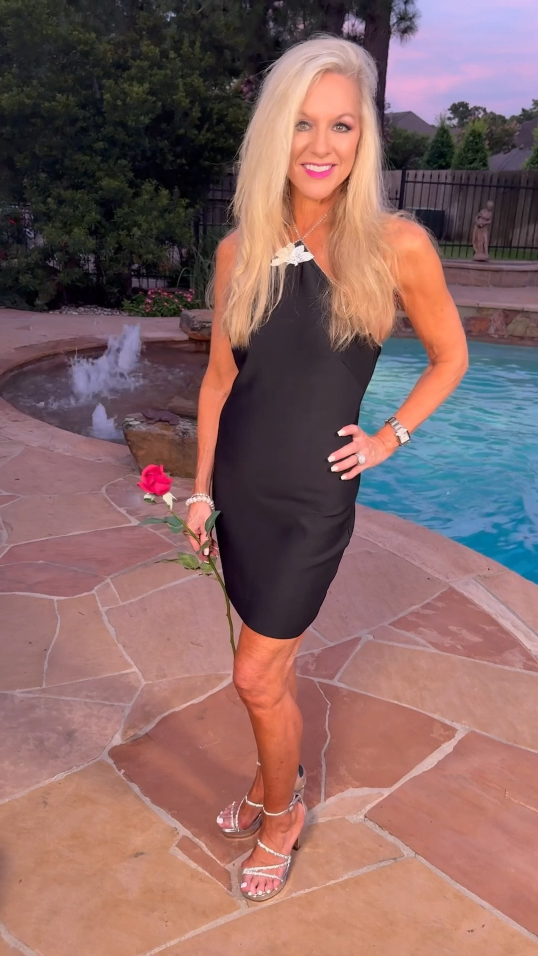The PERFECT LBD! Got your weddings and formal events covered! I am 5’4”, 113 lbs and wearing a size small (Shoe discount code:  AMY15)!🌹

#LTKShoeCrush #LTKParties #LTKWedding