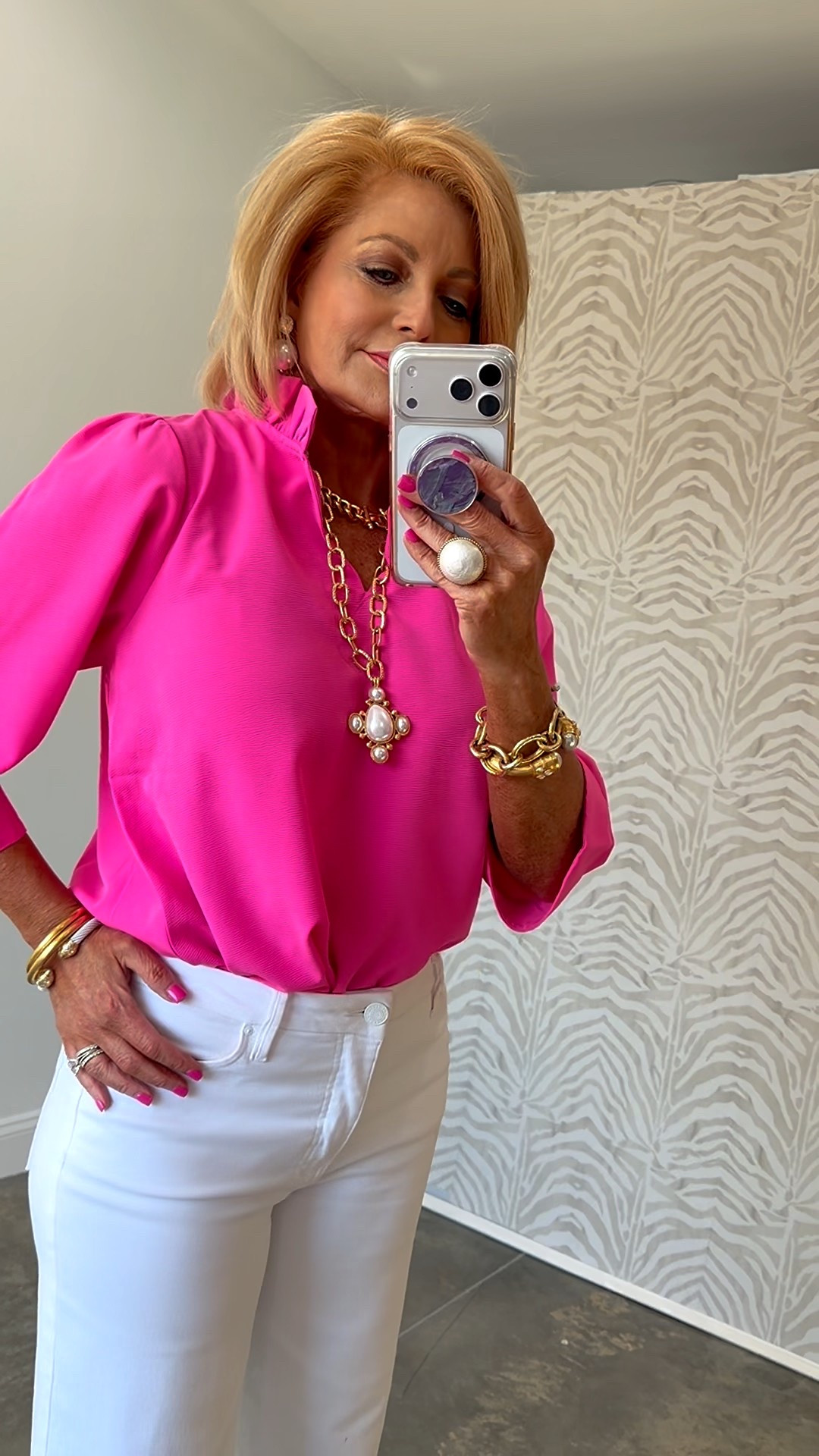 The prettiest tops for Spring & both are under $48.95  I’m wearing my true size med. 🩷💛 I’m wearing a 4 in my jeans  

#LTKvlog #LTKdayinmylife #LTKgrwm