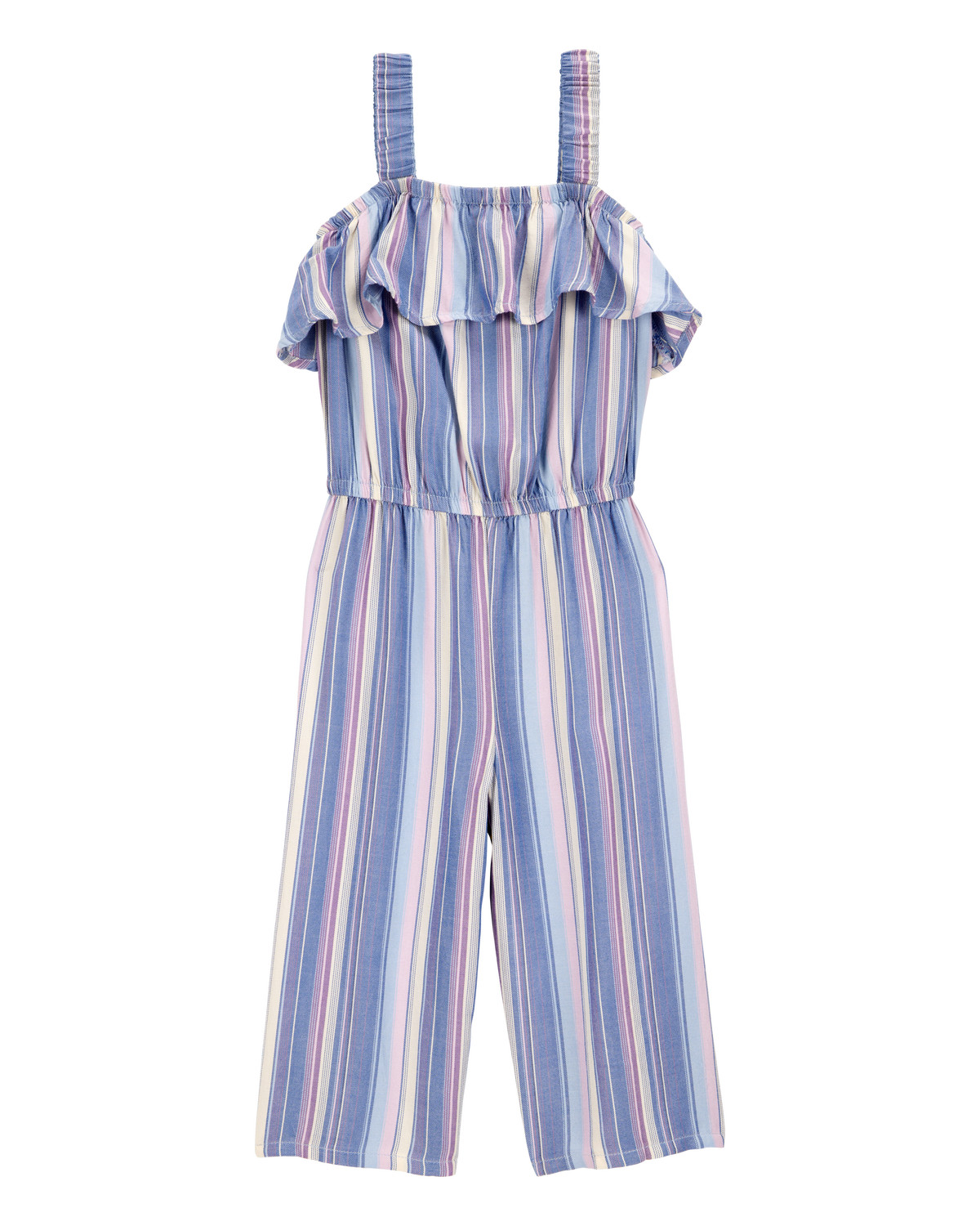 Toddler Multi Striped Flutter Jumpsuit | Carter's Inc