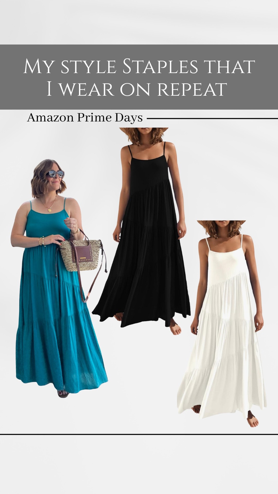 Amazon prime deals // a flowy + comfortable maxi dress. This is one I always take on vacation because you can dress it up or down, and wear as a swim cover up. Has adjustable straps!

Wearing L 

#LTKSaleAlert #LTKSeasonal #LTKMidsize