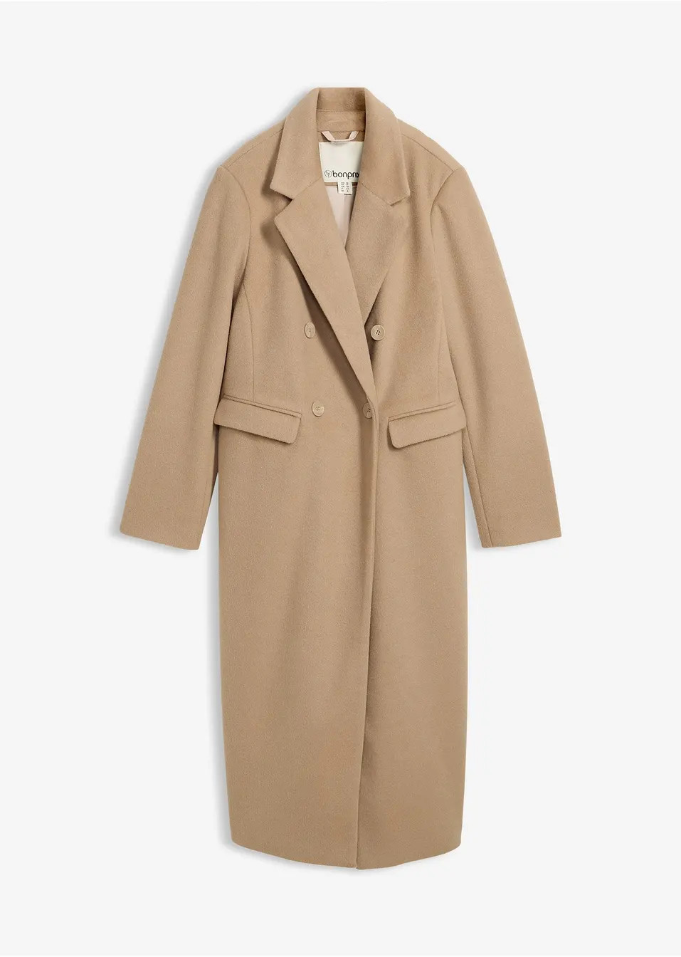 Manteau croisé aspect laine, Classique | Bonprix FR