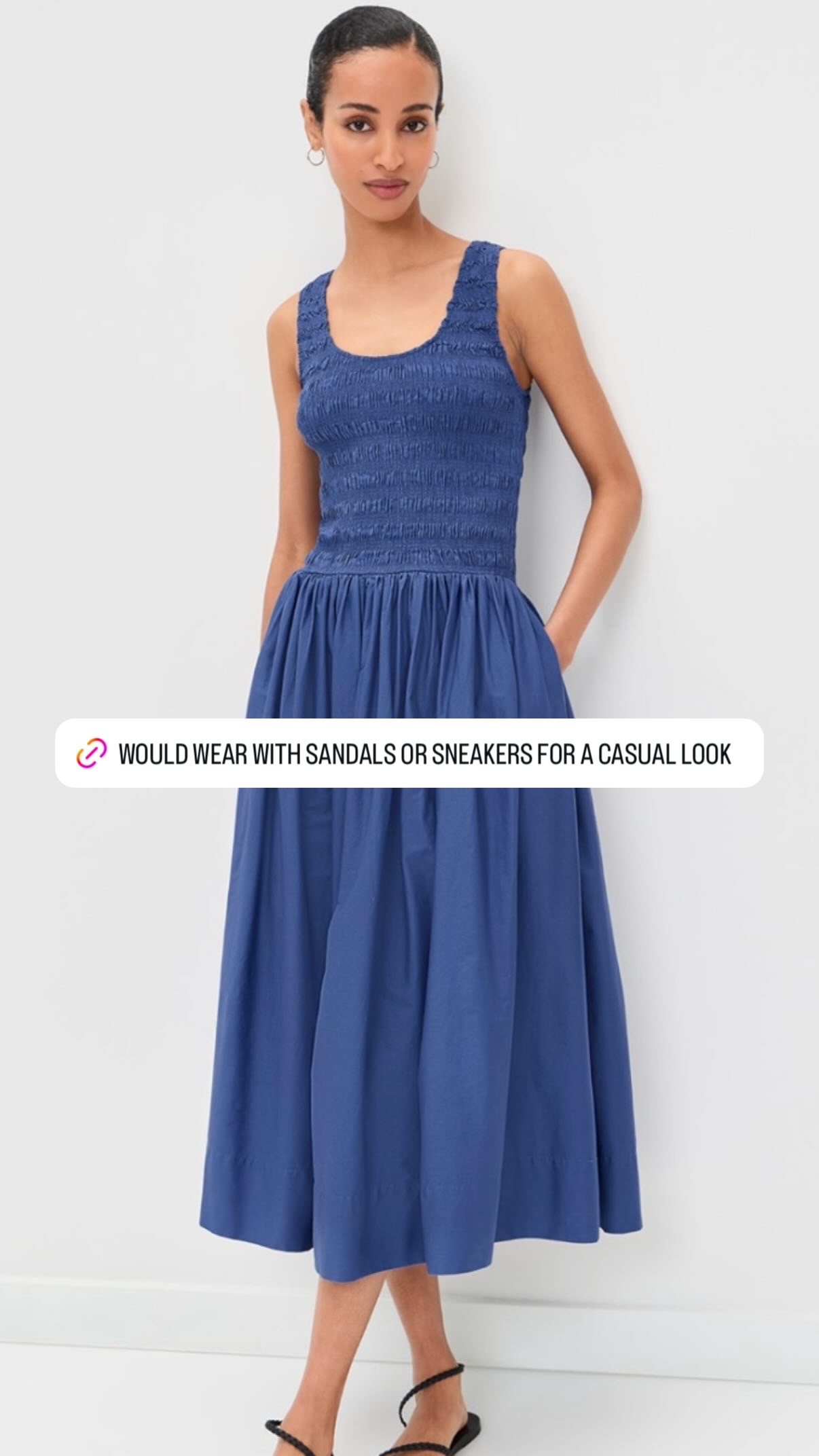 Would wear this cute dress with sandals or sneakers for an elevated casual look. Excited to share a roundup of everyday elevated casual finds that I'm eyeing for summer. From dresses, shorts, bags, tops, and more. 

 #LTKgrwm #LTKootd #LTKmomlife
