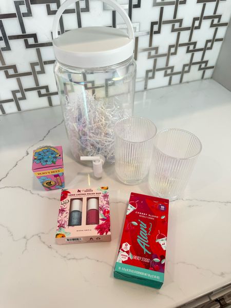 Cheers to our amazing teachers! Fuel up with a burst of energy, nourish those lips with dragonfruit delight, and add a splash of color to brighten their day!  Everything fits inside the drink dispenser for cute, convenient packaging! #TeacherAppreciationWeek #GiftsForTeachers #TeacherGifts

#LTKGiftGuide #LTKfindsunder50 #LTKhome
