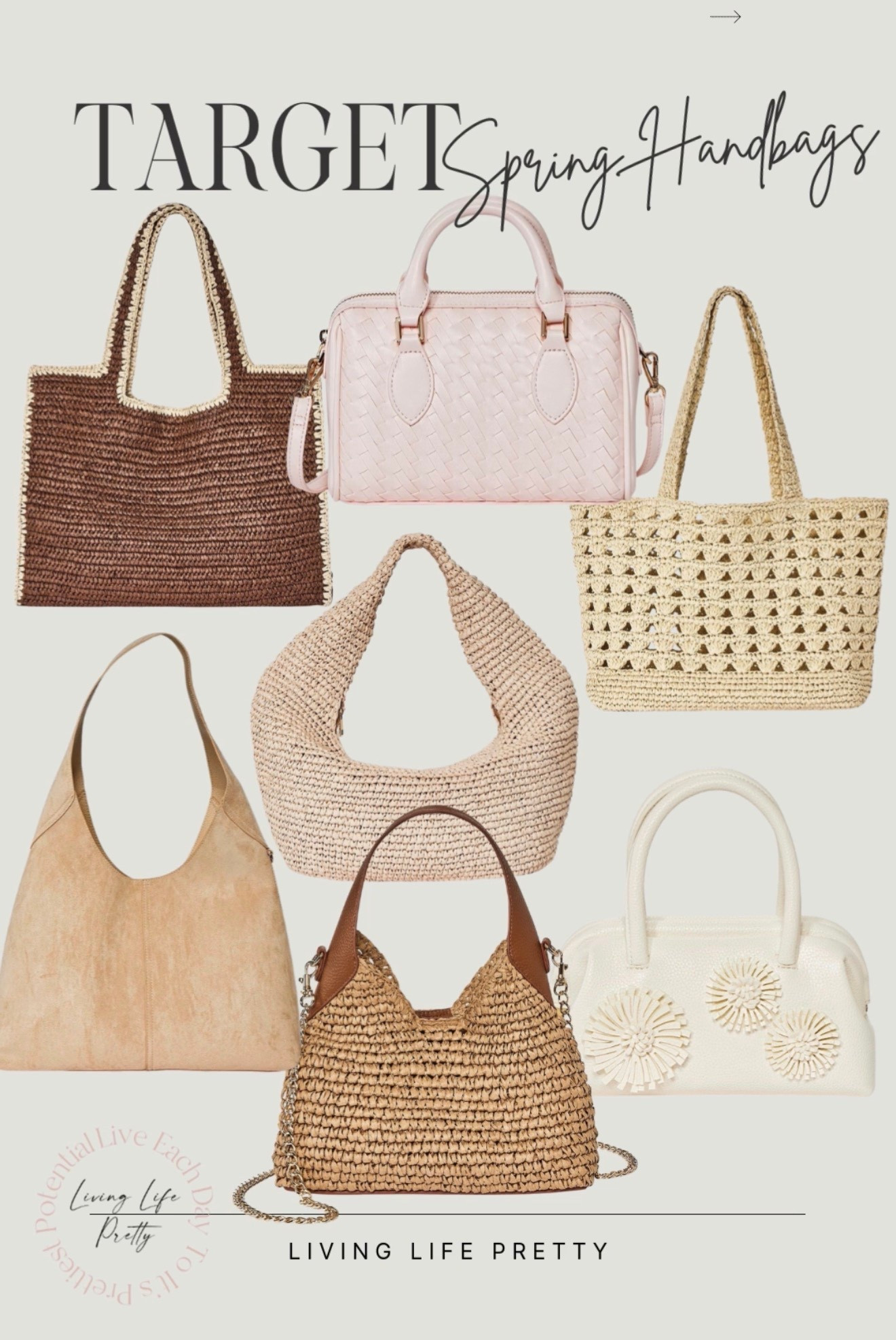 Target spring bags! I’m loving these and they are perfect for spring 
Target stylee

#LTKmomlife #LTKSeasonal