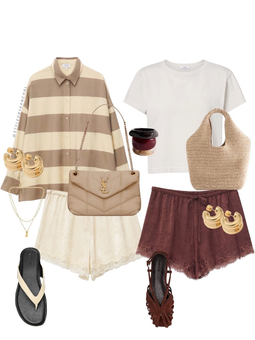 Lace shorts + neutrals = the easiest pretty summer combo. 🤍🫶🏼

Which outfit is your favorite?

#LTKsummer #LTKstyletip #LTKtravel
