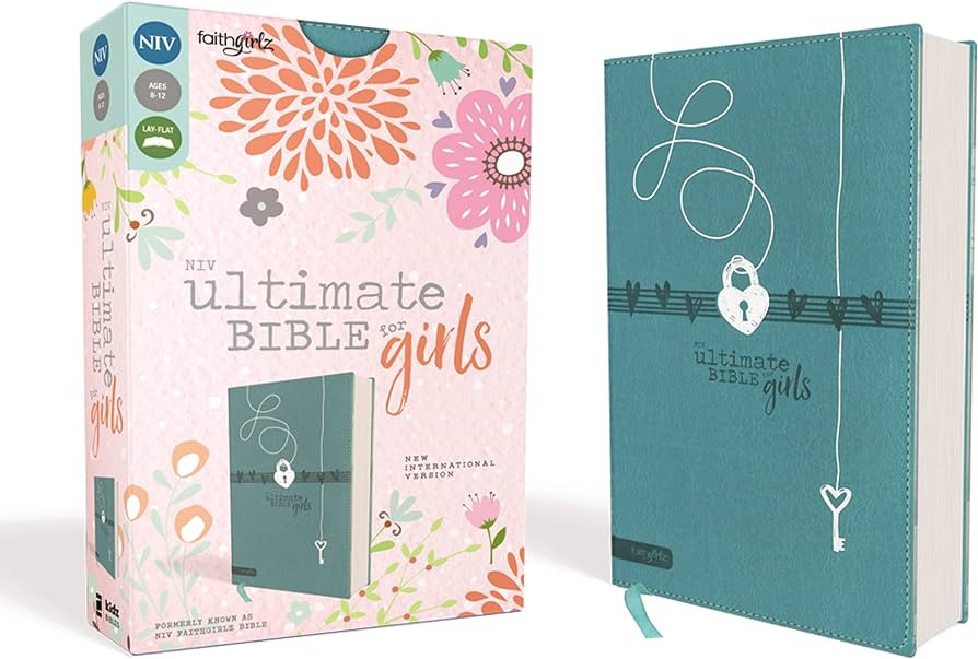NIV, Ultimate Bible for Girls, Faithgirlz Edition, Leathersoft, Teal | Amazon (US)