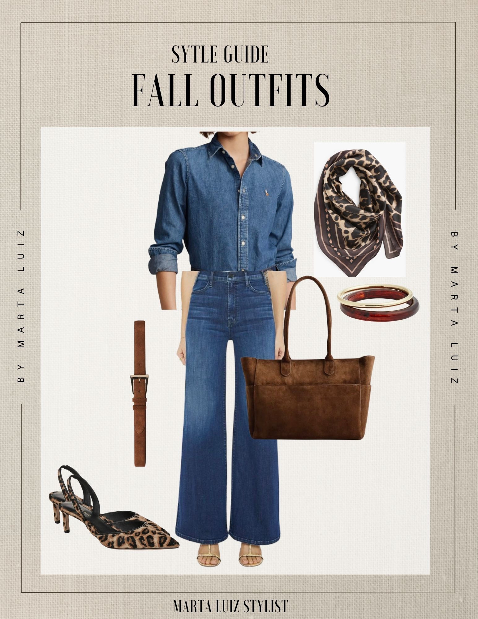 All denim + suede fall outfits 
Mother Jeans 
Denim shirt 
Suede bags 
Leopard accessories for fall 

#LTKWorkwear #LTKStyleTip