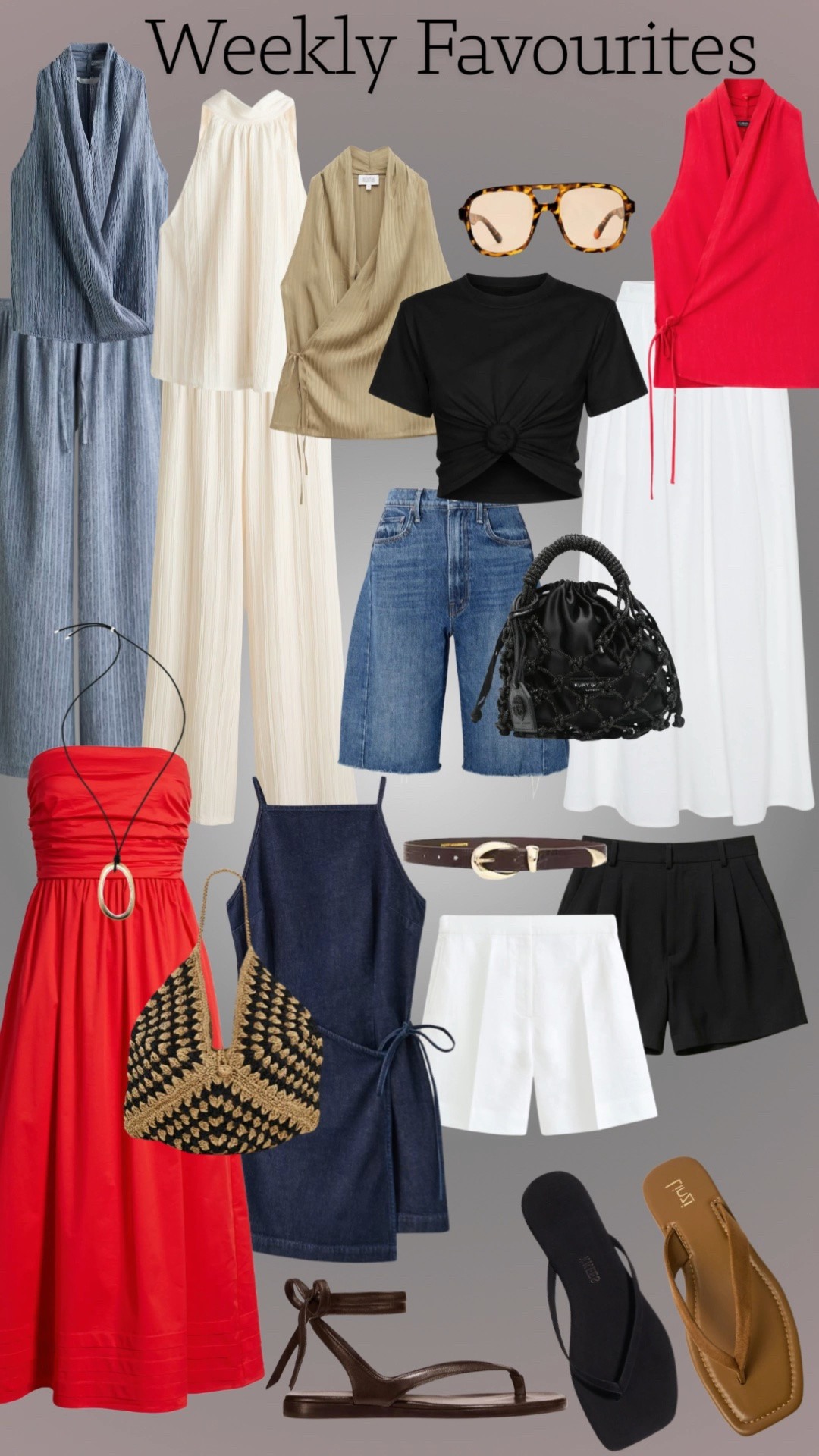 ✨ Weekly Favorites | Summer Fashion Edit 🤍❤️

The pieces I’m loving this week! Timeless basics, elevated essentials, and effortless summer outfits that mix and match perfectly. Think linen, denim, neutral tones, bold red accents, and chic everyday accessories.

#LTKsummer #LTKdresses #LTKjeans