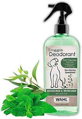 Wahl Deodorizing & Refreshing Pet Deodorant for Dogs - Eucalyptus & Spearmint for Coat Shine & St... | Amazon (US)