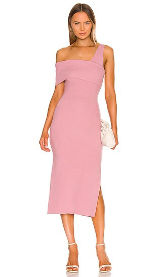 Sylvie Sleeveless Midi Dress in Rose | Revolve Clothing (Global)