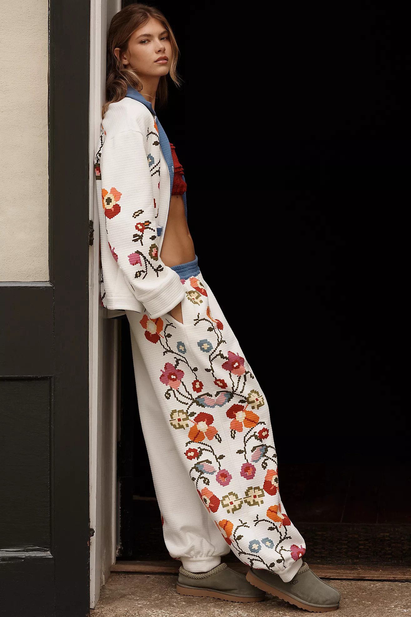 By Anthropologie Cozy Quilted Pajama Pants | Anthropologie (US)