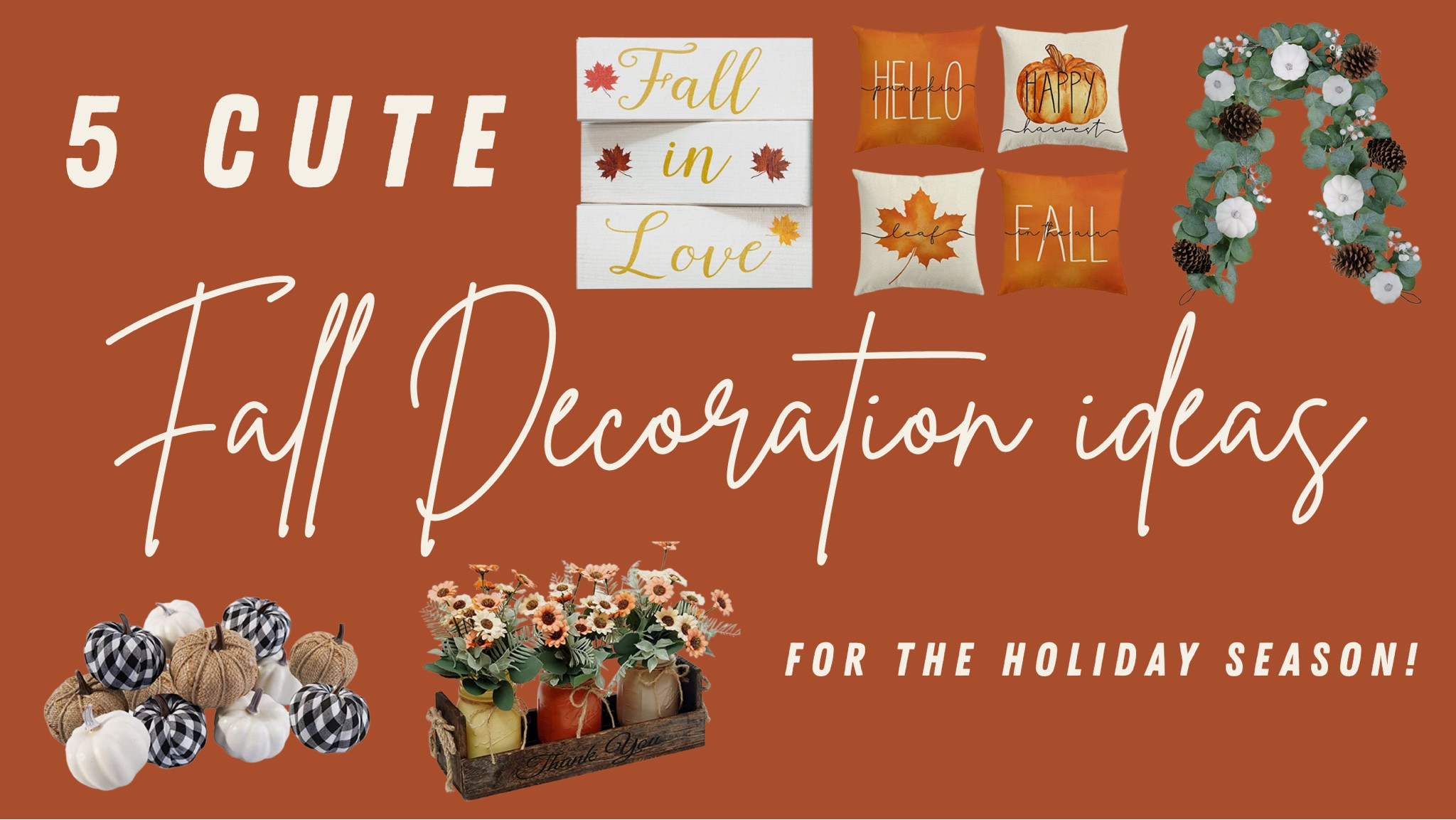 5 cute fall decorations ideas for the holiday season! Pumpkins, fall garland, fall pillows, dining table decor items for fall, and fall mantel must haves 

#LTKSeasonal #LTKHoliday #LTKCyberweek