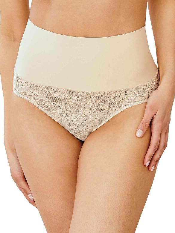 Maidenform Women's Tame Your Tummy Shaping Lace Brief with Cool Comfort Dm0051 | Amazon (US)