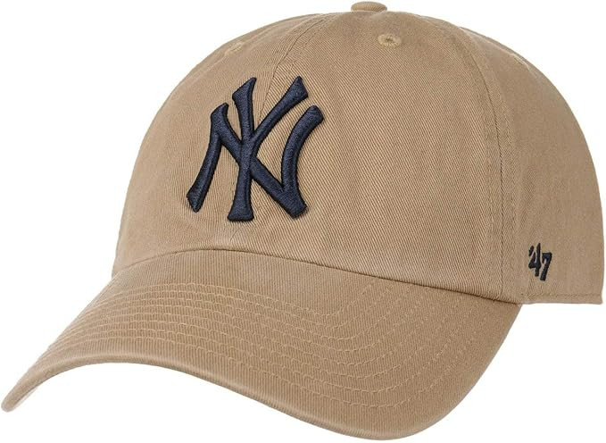 '47 Brand Relaxed Fit Cap - MLB New York Yankees Khaki Beige | Amazon (US)