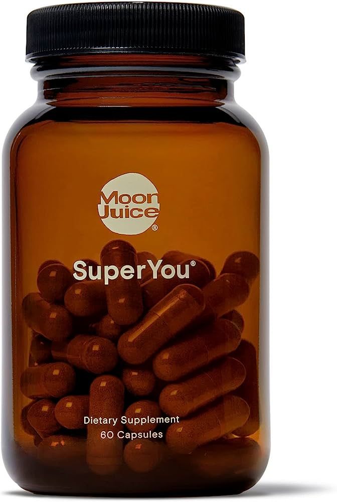 Moon Juice SuperYou Natural Calming Supplement & Daily Mood Support - 250mg Ashwagandha, 150mg Rh... | Amazon (US)