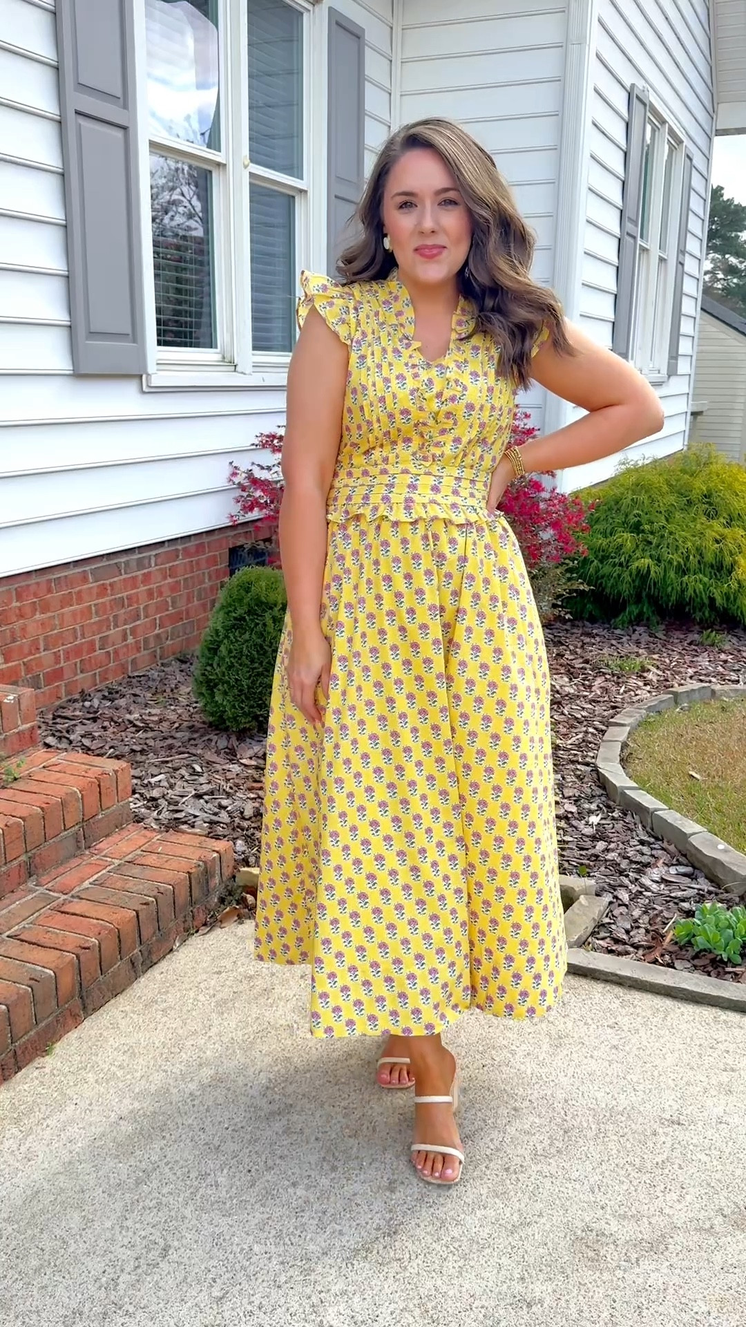 ~ Spring Finds ~
•
Wearing my true size medium in everything except the navy shorts—sized up to a large in those. 
•
I can’t link all the shoes, but I’ve linked what I can!