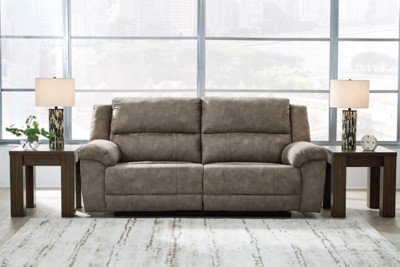 Laresview Manual Reclining Sofa, Fossil | Ashley