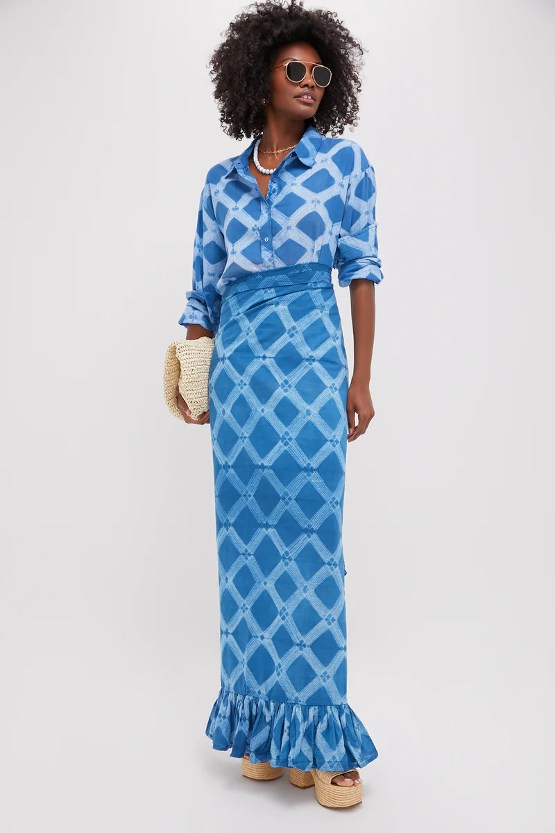 Sapphire Path Classic Ruffle Power Pareo | Tuckernuck (US)