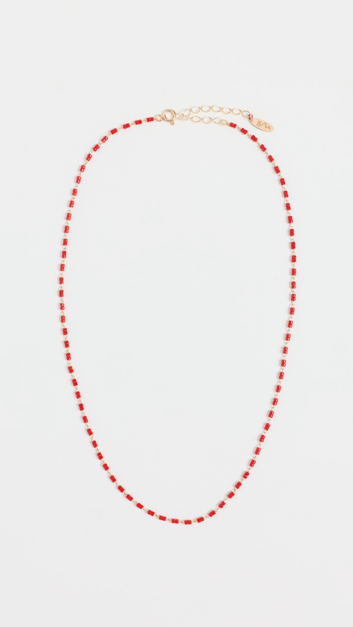 Maison Irem Beat It Necklace Red One Size | Shopbop