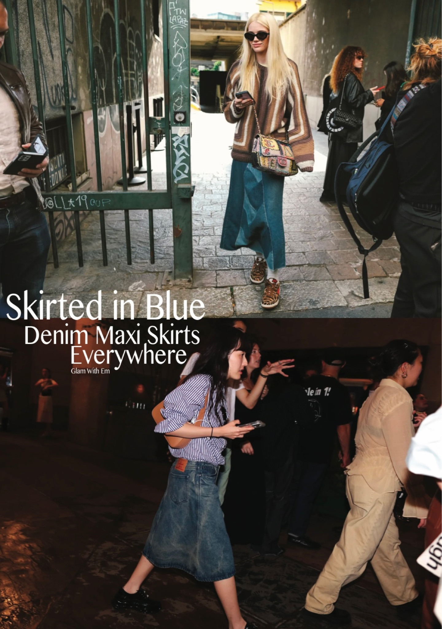 DENIM DENIM DENIM!! The denim maxi skirt is THE wardrobe essential for spring 2024, I linked the best ones for you 🩵

#LTKSeasonal #LTKstyletip #LTKeurope