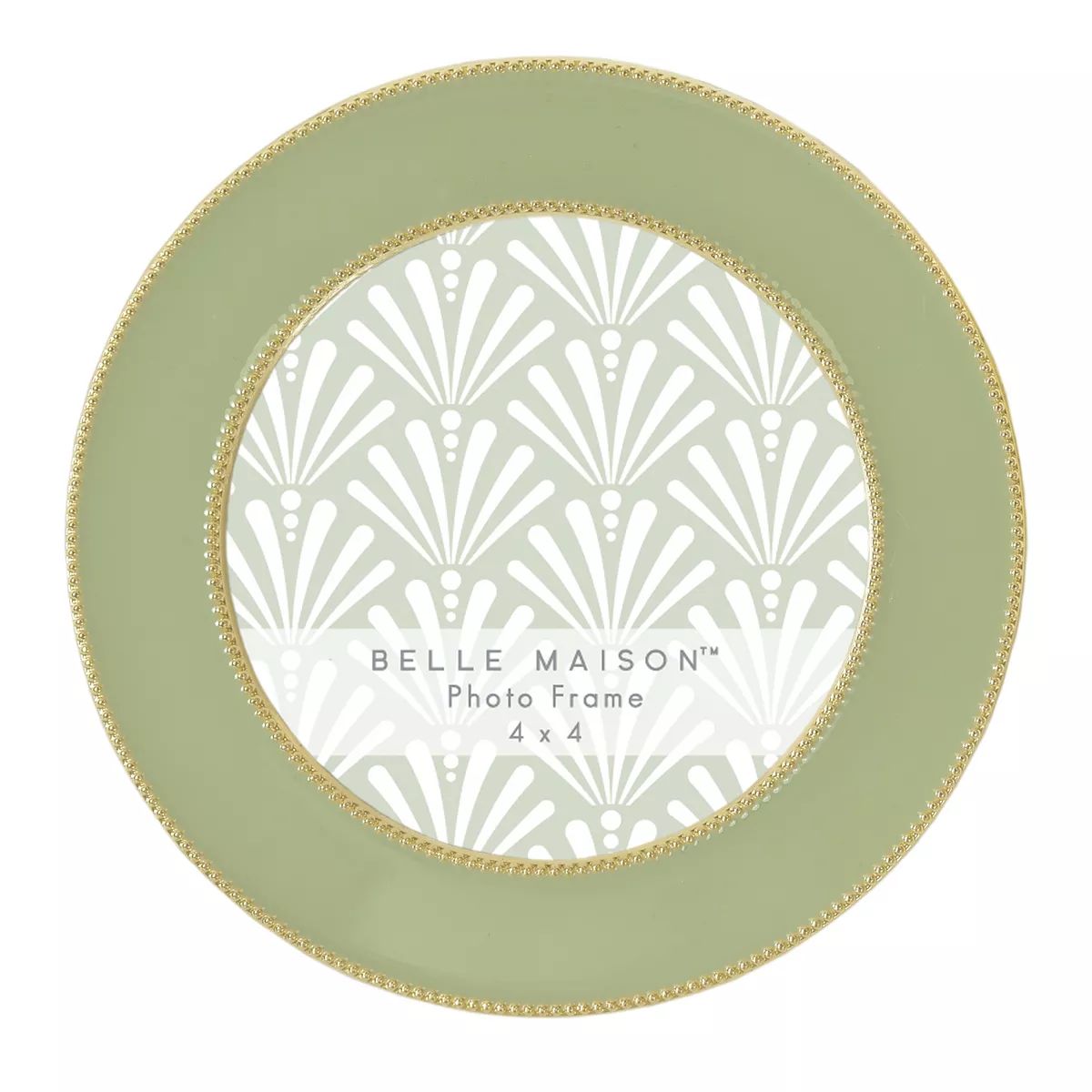 Belle Maison 4" x 4" Green Round Tabletop Frame | Kohl's