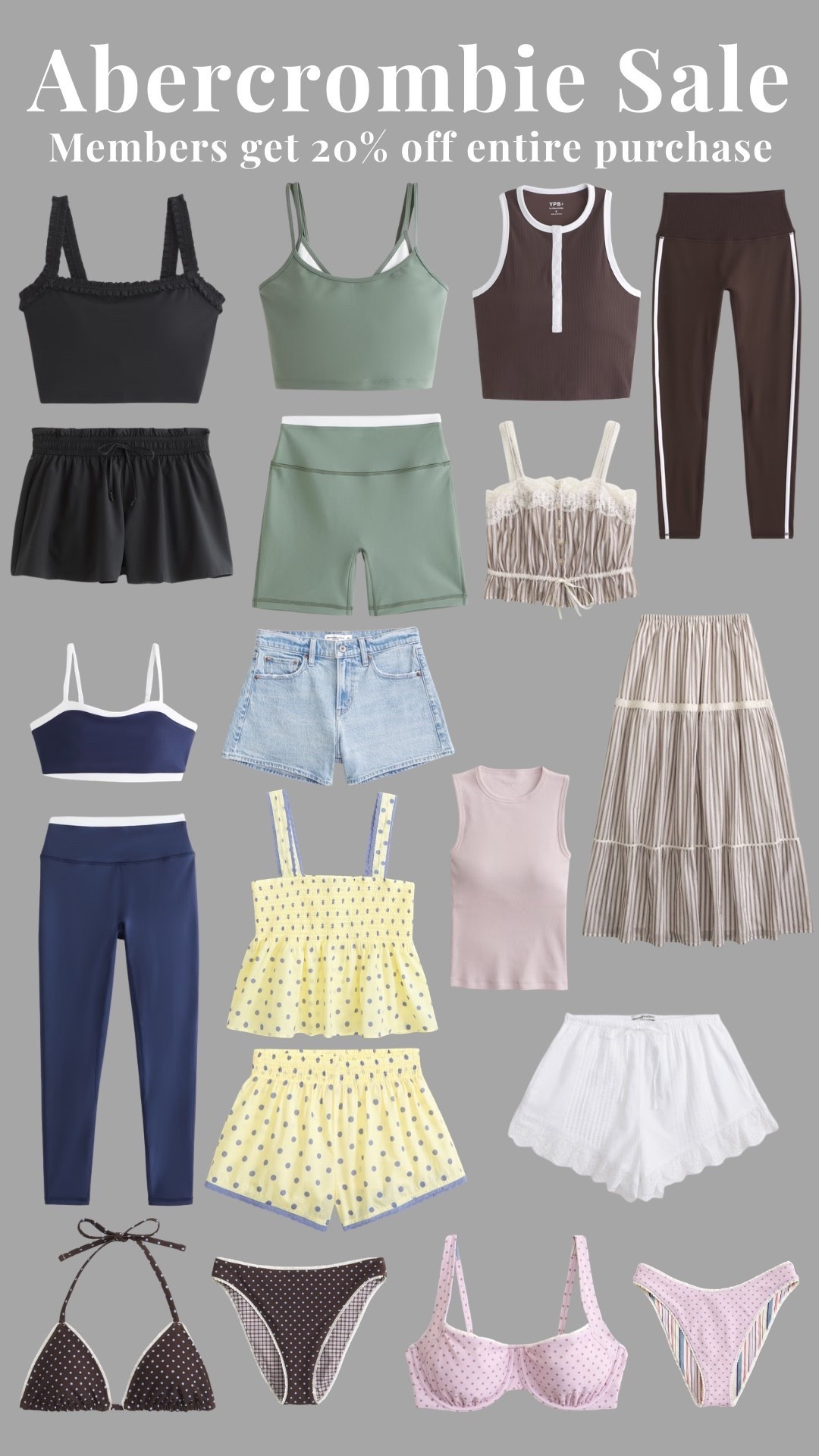 TWO DAYS ONLY!! Abercrombie members get 20% off entire purchase!! 💕

#LTKootd #LTKSaleAlert #LTKgrwm