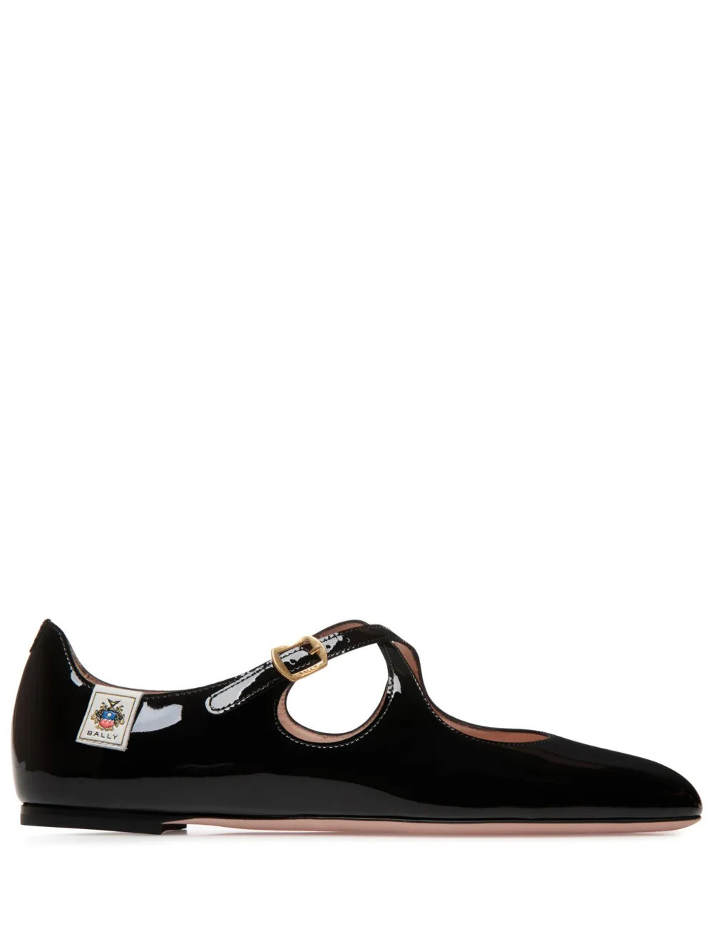 Bally patent ballerina shoes - Black | Farfetch Global