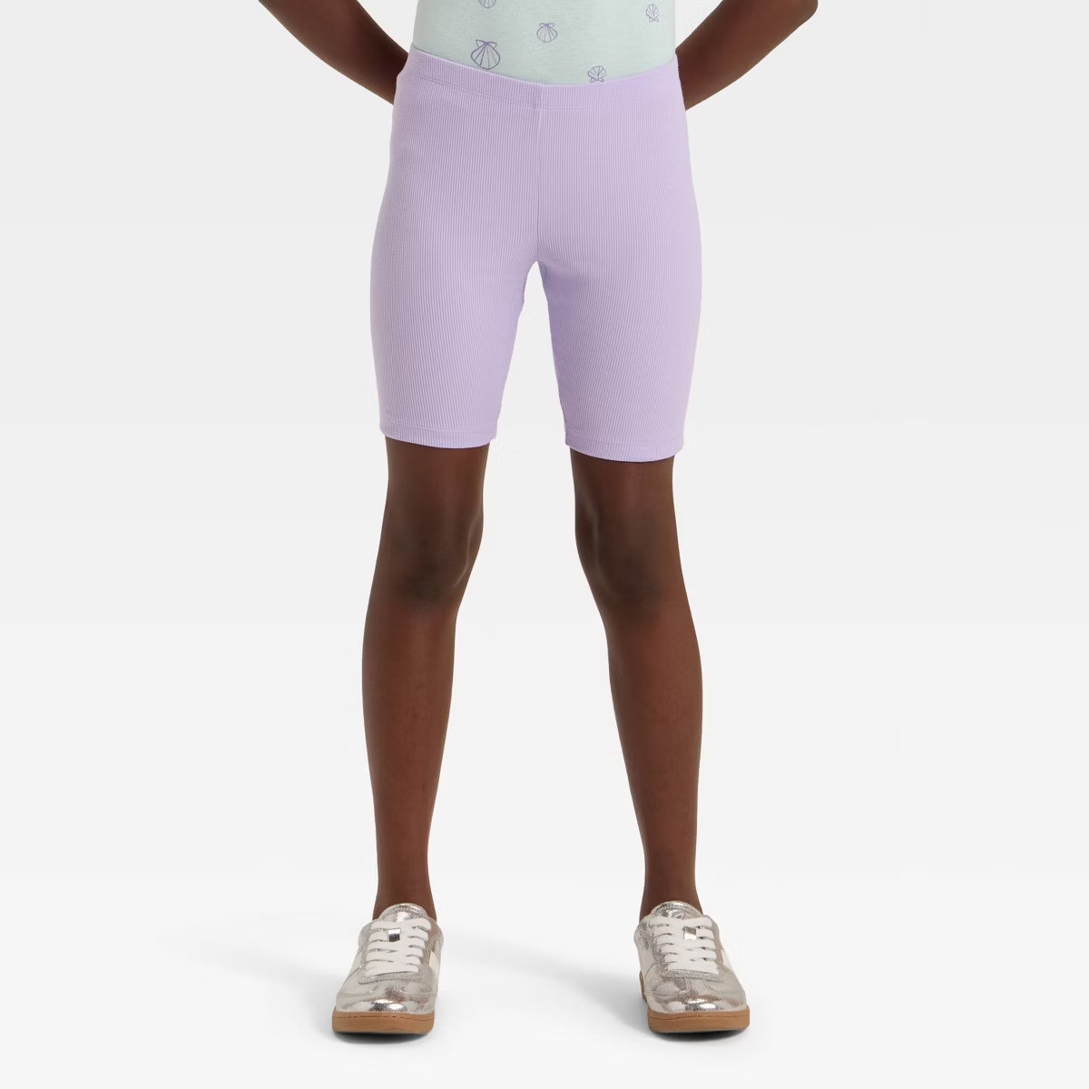 Girls' Ribbed Bike Shorts - Cat & Jack™ | Target