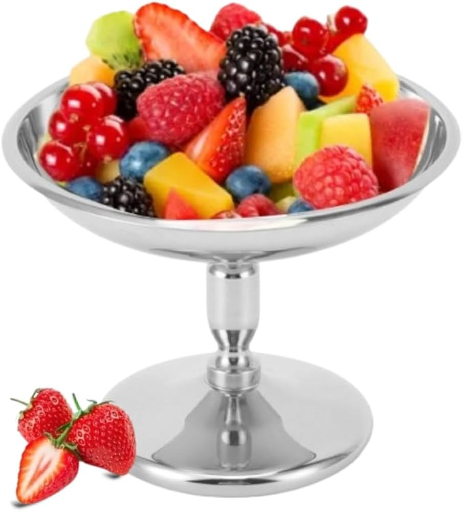 Haofy Ice Cream Cups, 304 Stainless Steel Dessert Cup Vintage Stable Pudding Milk Jelly Bowl for ... | Amazon (US)