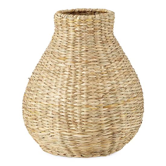 new!Linden Street 12" Round Woven Vase | JCPenney