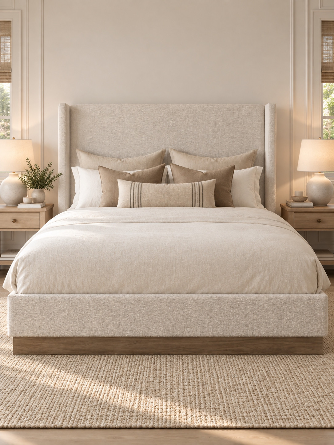 Over 50% off for an upholstered wingback bed?! 👀🤎

This Wayfair bed has the high end look with a tall wingback headboard and soft upholstered finish, but the sale price makes it such a good bedroom upgrade.

#Wayfair #WayfairFinds #UpholsteredBed #WingbackBed #BedroomDecor #BedroomFurniture 

 #LTKSeasonal #LTKHome #LTKSaleAlert