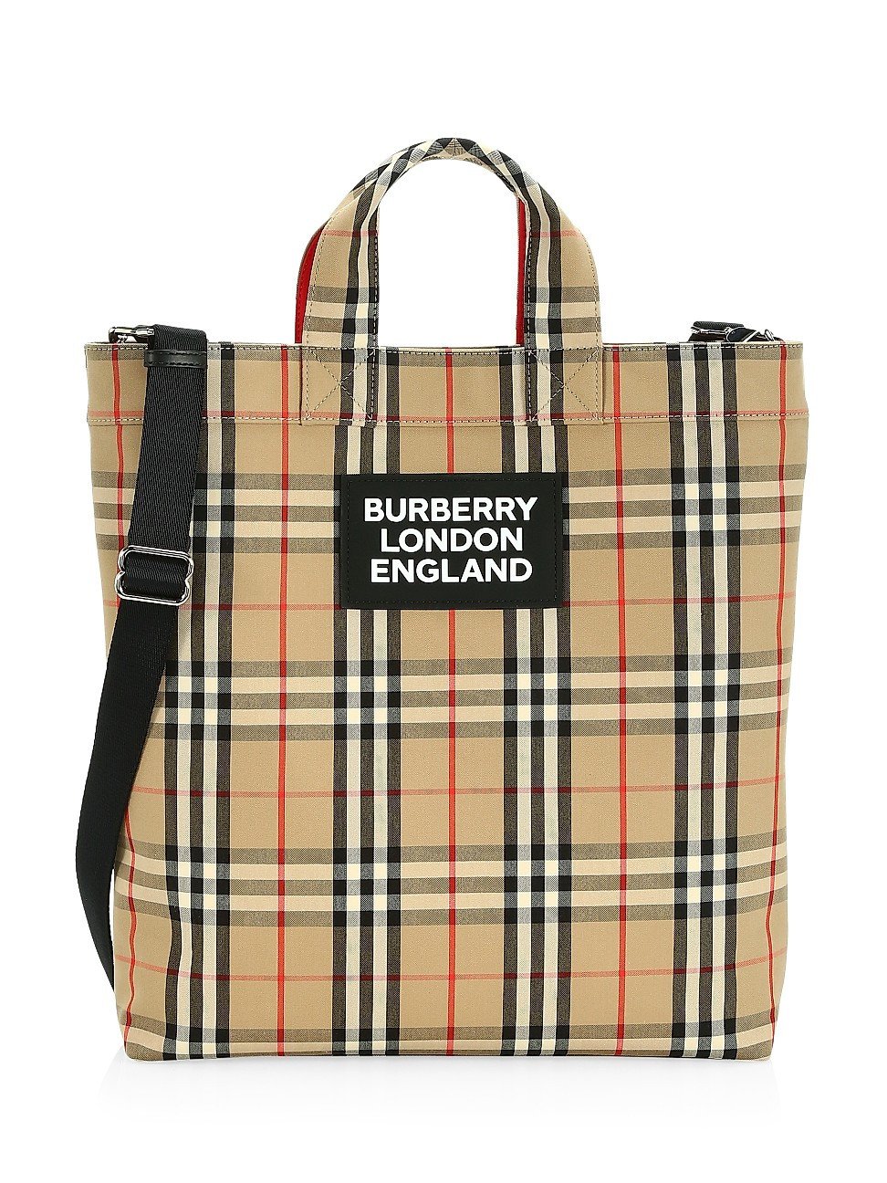 Burberry Men's Artie Vintage Check Tote - Archive Beige | Saks Fifth Avenue