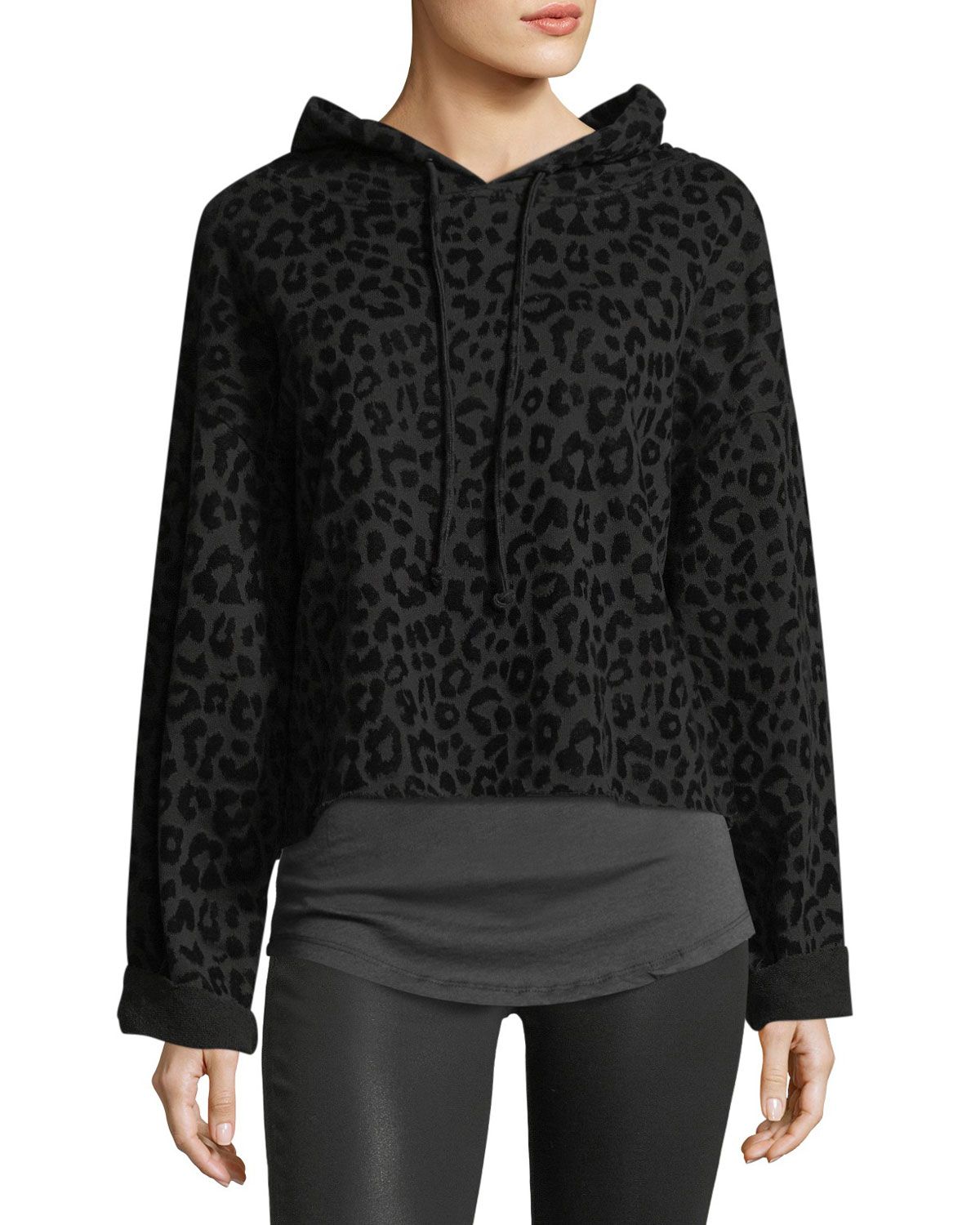 Marvin Hooded Leopard-Print Sweatshirt | Bergdorf Goodman