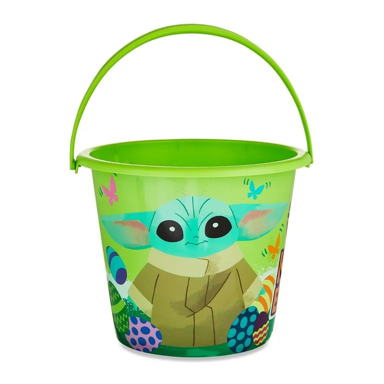 Star Wars, Grogu Jumbo Plastic Easter Basket, 14 inches Tall, Green By Ruz - Walmart.com | Walmart (US)