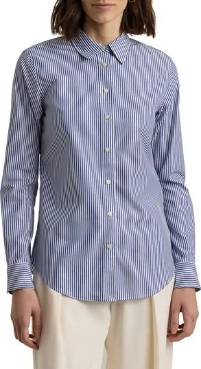 Stripe Easy Care Cotton Shirt | Nordstrom