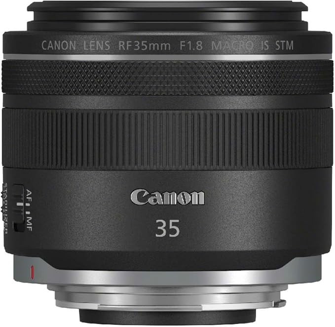 Canon RF 35mm F1.8 is Macro STM Lens | Fast Wide-Angle Prime Lens | 5-Stop Image stabilisation, 1... | Amazon (US)
